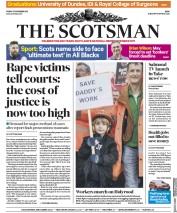The Scotsman (UK) Newspaper Front Page for 17 November 2017