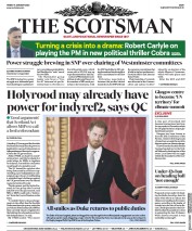 The Scotsman (UK) Newspaper Front Page for 17 January 2020