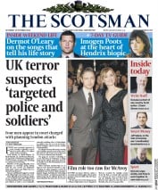 The Scotsman Newspaper Front Page (UK) for 18 October 2014