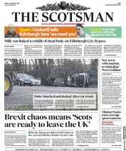 The Scotsman (UK) Newspaper Front Page for 18 January 2019