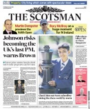 The Scotsman (UK) Newspaper Front Page for 18 July 2019