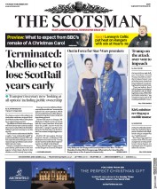 The Scotsman (UK) Newspaper Front Page for 19 December 2019