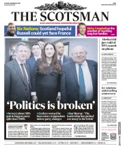 The Scotsman (UK) Newspaper Front Page for 19 February 2019