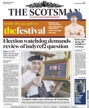 The Scotsman (UK) Newspaper Front Page for 19 August 2019