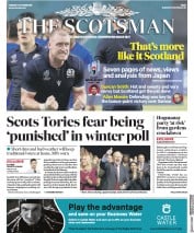 The Scotsman (UK) Newspaper Front Page for 1 October 2019
