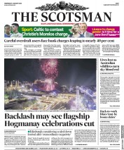 The Scotsman (UK) Newspaper Front Page for 1 January 2020