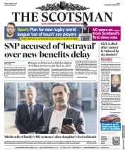 The Scotsman (UK) Newspaper Front Page for 1 March 2019