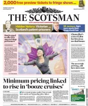 The Scotsman (UK) Newspaper Front Page for 1 August 2019