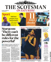 The Scotsman (UK) Newspaper Front Page for 1 September 2018