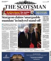 The Scotsman (UK) Newspaper Front Page for 20 December 2019