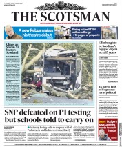 The Scotsman (UK) Newspaper Front Page for 20 September 2018
