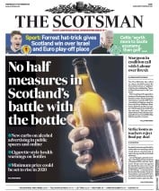 The Scotsman (UK) Newspaper Front Page for 21 November 2018