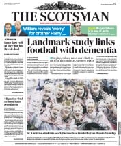 The Scotsman (UK) Newspaper Front Page for 22 October 2019