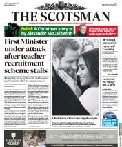 The Scotsman (UK) Newspaper Front Page for 22 December 2017