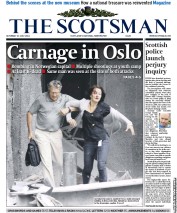 The Scotsman Newspaper Front Page (UK) for 23 July 2011