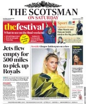 The Scotsman (UK) Newspaper Front Page for 24 August 2019