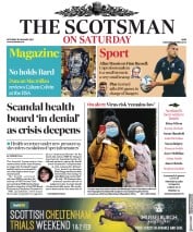 The Scotsman (UK) Newspaper Front Page for 25 January 2020