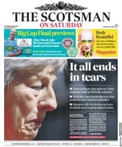 The Scotsman (UK) Newspaper Front Page for 25 May 2019