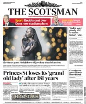 The Scotsman (UK) Newspaper Front Page for 26 November 2019