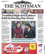 The Scotsman (UK) Newspaper Front Page for 26 December 2018