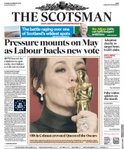 The Scotsman (UK) Newspaper Front Page for 26 February 2019