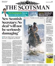 The Scotsman (UK) Newspaper Front Page for 26 July 2019