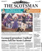 The Scotsman (UK) Newspaper Front Page for 27 November 2017