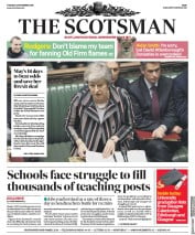 The Scotsman (UK) Newspaper Front Page for 27 November 2018