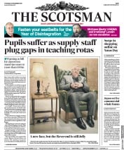 The Scotsman (UK) Newspaper Front Page for 27 December 2018