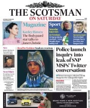 The Scotsman (UK) Newspaper Front Page for 27 April 2019