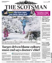 The Scotsman (UK) Newspaper Front Page for 28 December 2017