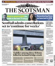 The Scotsman (UK) Newspaper Front Page for 28 December 2018
