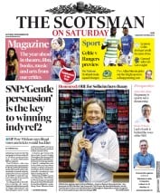 The Scotsman (UK) Newspaper Front Page for 28 December 2019