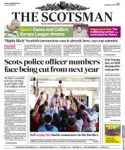 The Scotsman (UK) Newspaper Front Page for 28 February 2020