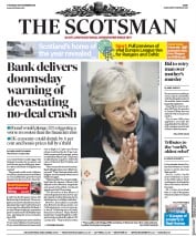 The Scotsman (UK) Newspaper Front Page for 29 November 2018