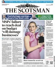 The Scotsman (UK) Newspaper Front Page for 29 January 2019