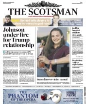 The Scotsman (UK) Newspaper Front Page for 2 December 2019