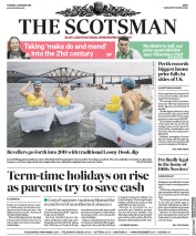 The Scotsman (UK) Newspaper Front Page for 2 January 2018