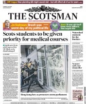 The Scotsman (UK) Newspaper Front Page for 2 July 2019