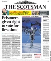 The Scotsman (UK) Newspaper Front Page for 2 August 2019