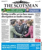 The Scotsman (UK) Newspaper Front Page for 30 November 2017