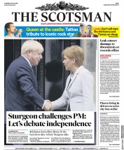 The Scotsman (UK) Newspaper Front Page for 30 July 2019