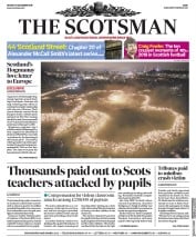 The Scotsman (UK) Newspaper Front Page for 31 December 2018