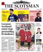 The Scotsman (UK) Newspaper Front Page for 3 November 2018