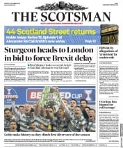 The Scotsman (UK) Newspaper Front Page for 3 December 2018