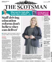 The Scotsman (UK) Newspaper Front Page for 3 January 2018