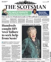The Scotsman (UK) Newspaper Front Page for 3 January 2020