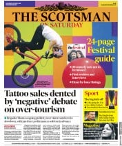 The Scotsman (UK) Newspaper Front Page for 3 August 2019