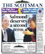 The Scotsman Newspaper Front Page (UK) for 4 May 2011