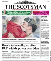 The Scotsman (UK) Newspaper Front Page for 5 December 2017